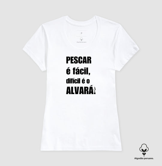 Camiseta Premium PESCAR É FACIL