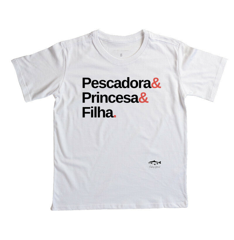 Camiseta Infantil PESCADORA E FILHA
