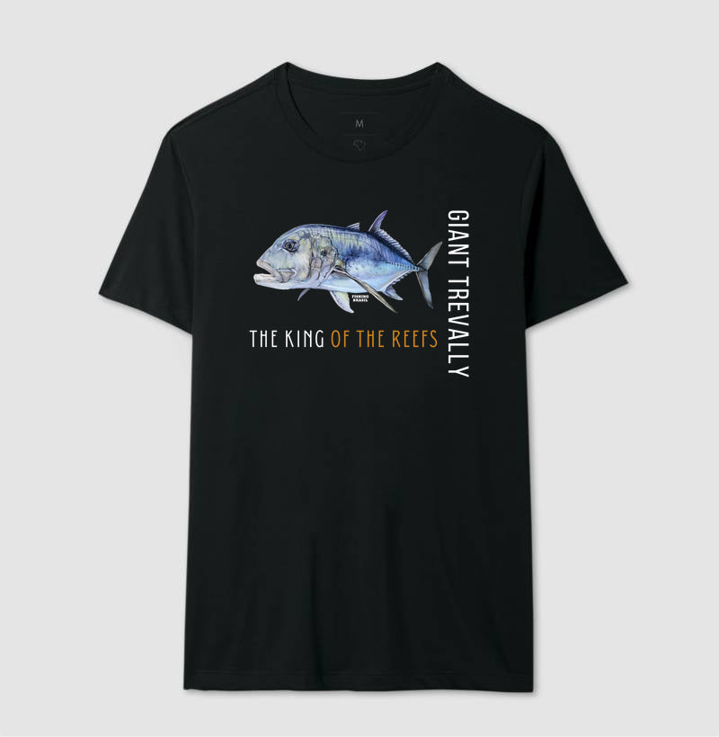 Camiseta GIANT TREVALLY O REI DOS RECIFES