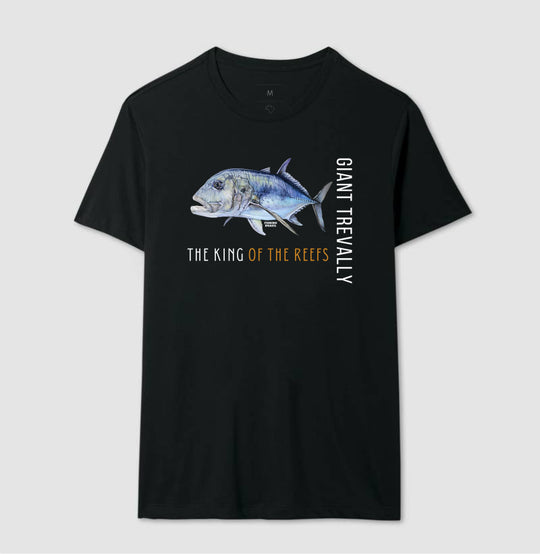 Camiseta GIANT TREVALLY O REI DOS RECIFES