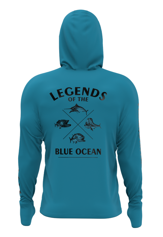 Camisa UV 50+  Legends – Azul Oceano
